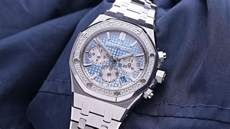 audemars piguet diamond blue|audemars piguet watch with diamonds.